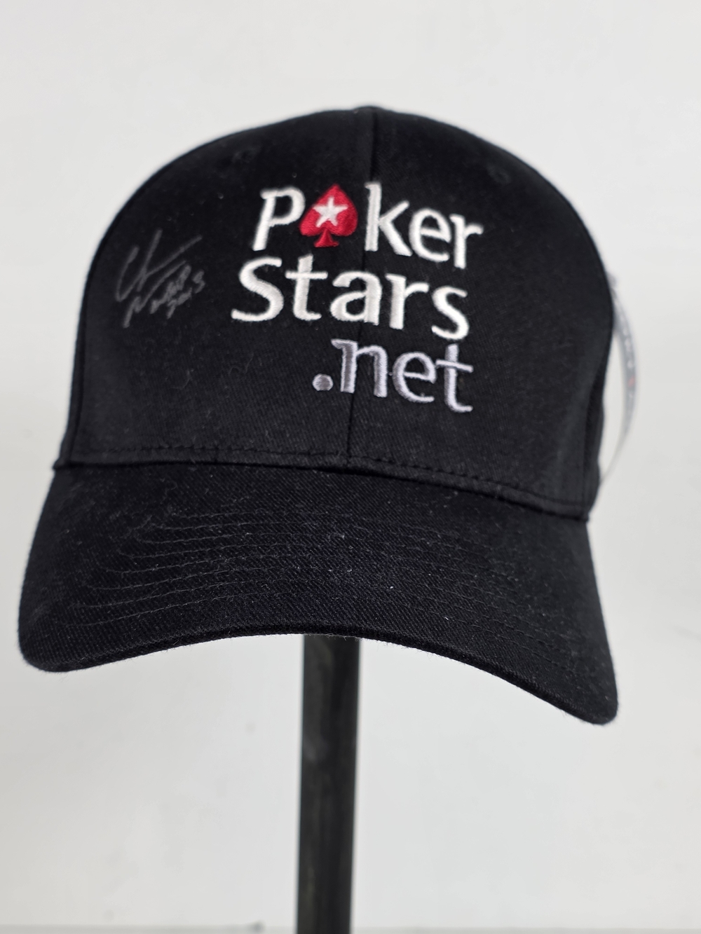 Chris Moneymaker Signed PokerStars Hat WSOP 2013 Autograph w/ Tags